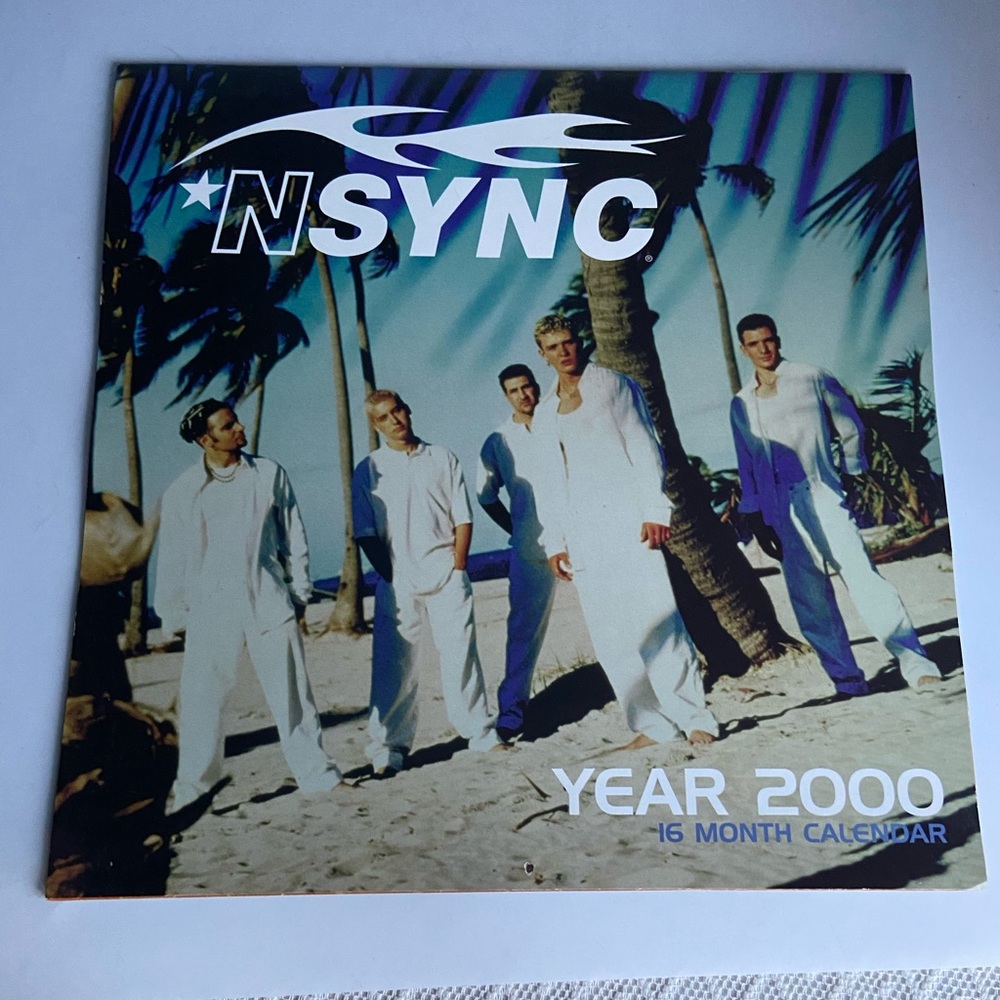 NSYNC Year 2000 16 month Wall Calendar